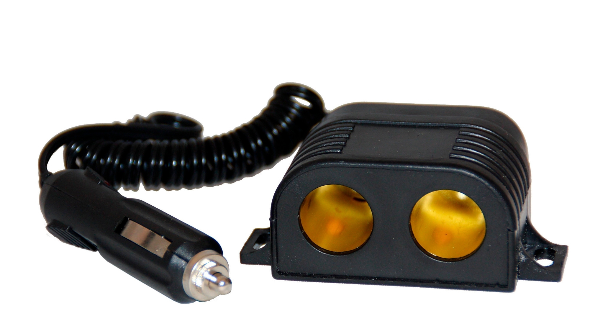 HP Autozubehör Doppelsteckdose mit Kabel 12/24 V