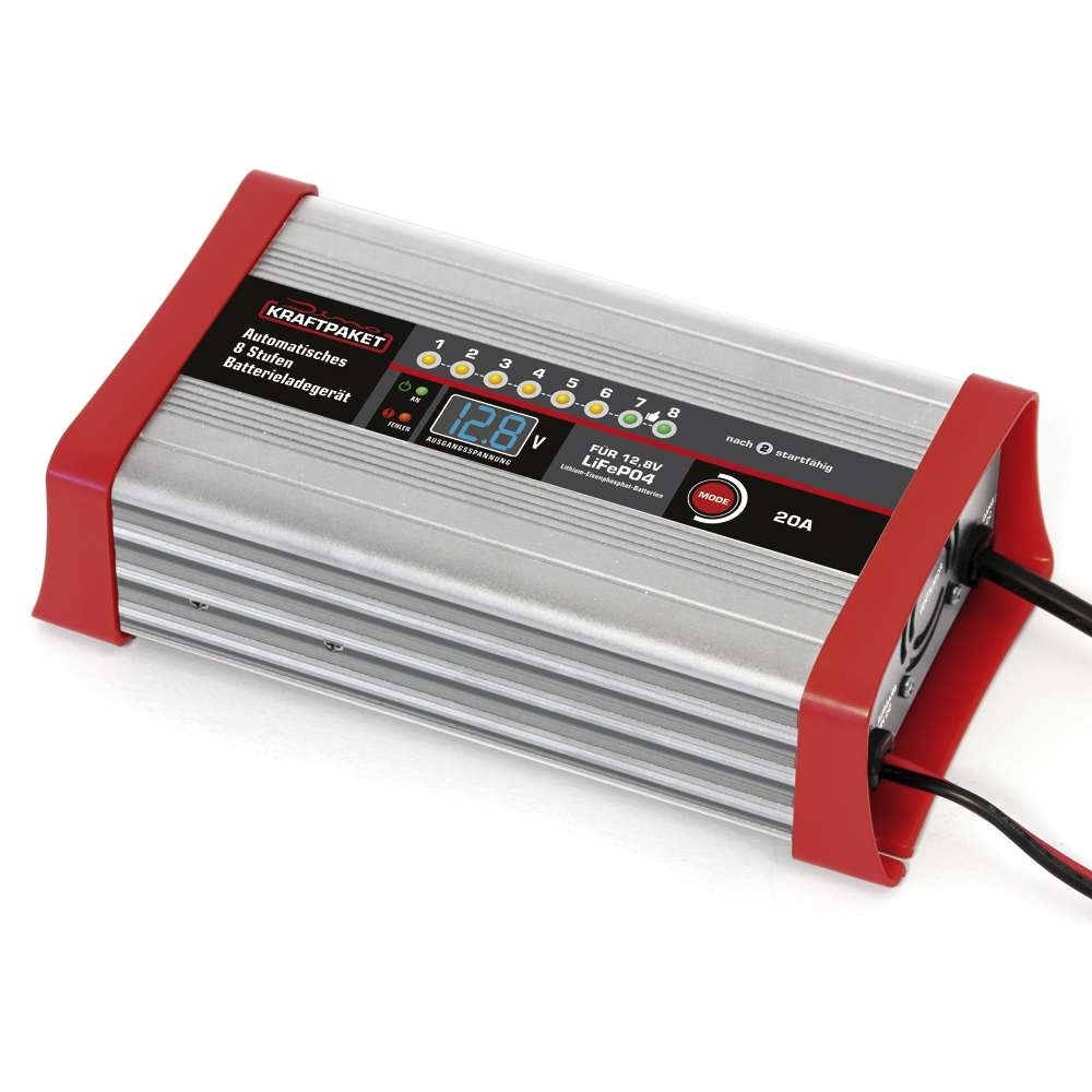Automatisches Batterieladegerät 12 V 8-Stufen