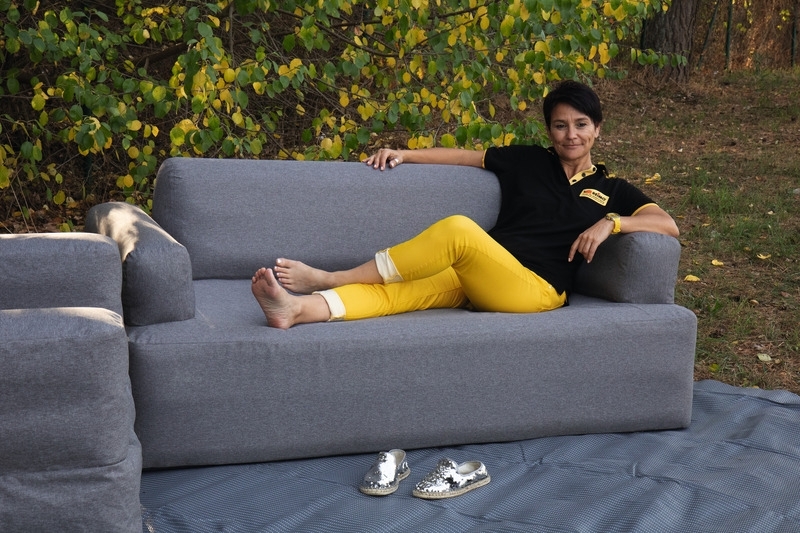 Aufblasbares Sofa