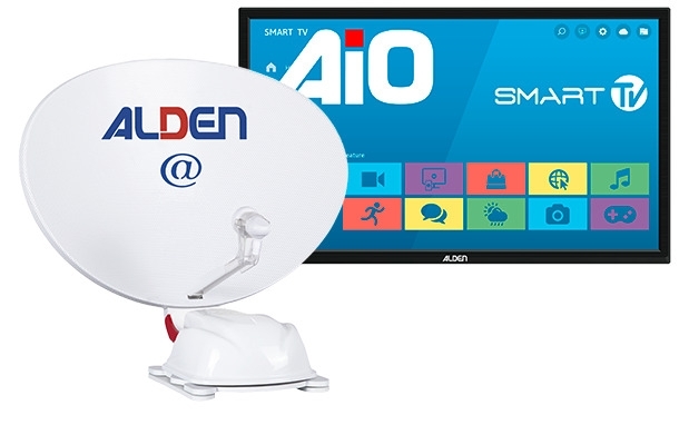 Alden Satanlage AS2@ 80 SKEW / GPS Ultrawhite  inkl. A.I.O. SMART TV