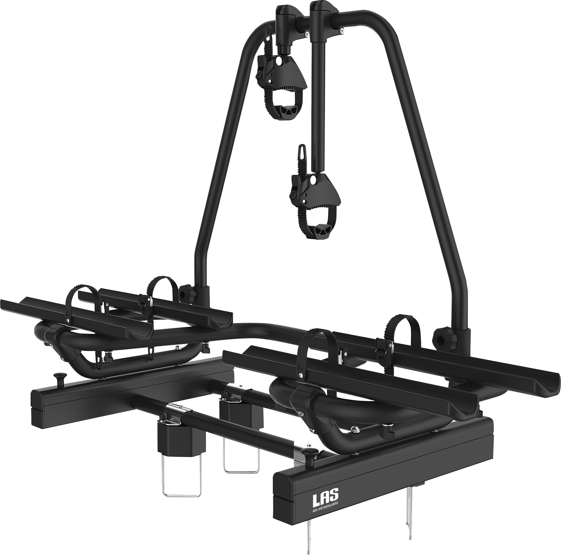 LAS Fahrradträger BC260 für 2 Fahrräder, Schwarz