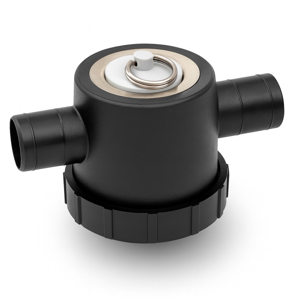 Reich Siphon mit 2 Anschlüssen 33 mm