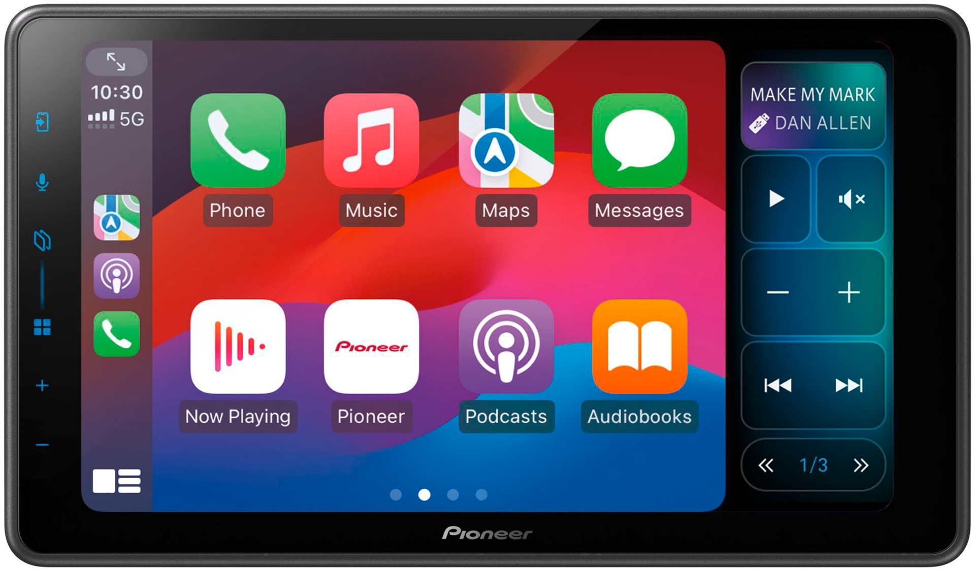 Pioneer SPH-EVO98DAB-C-T Mediacenter passend für Ford Transit mit Radiovorbereitung oder 1 DIN Radio