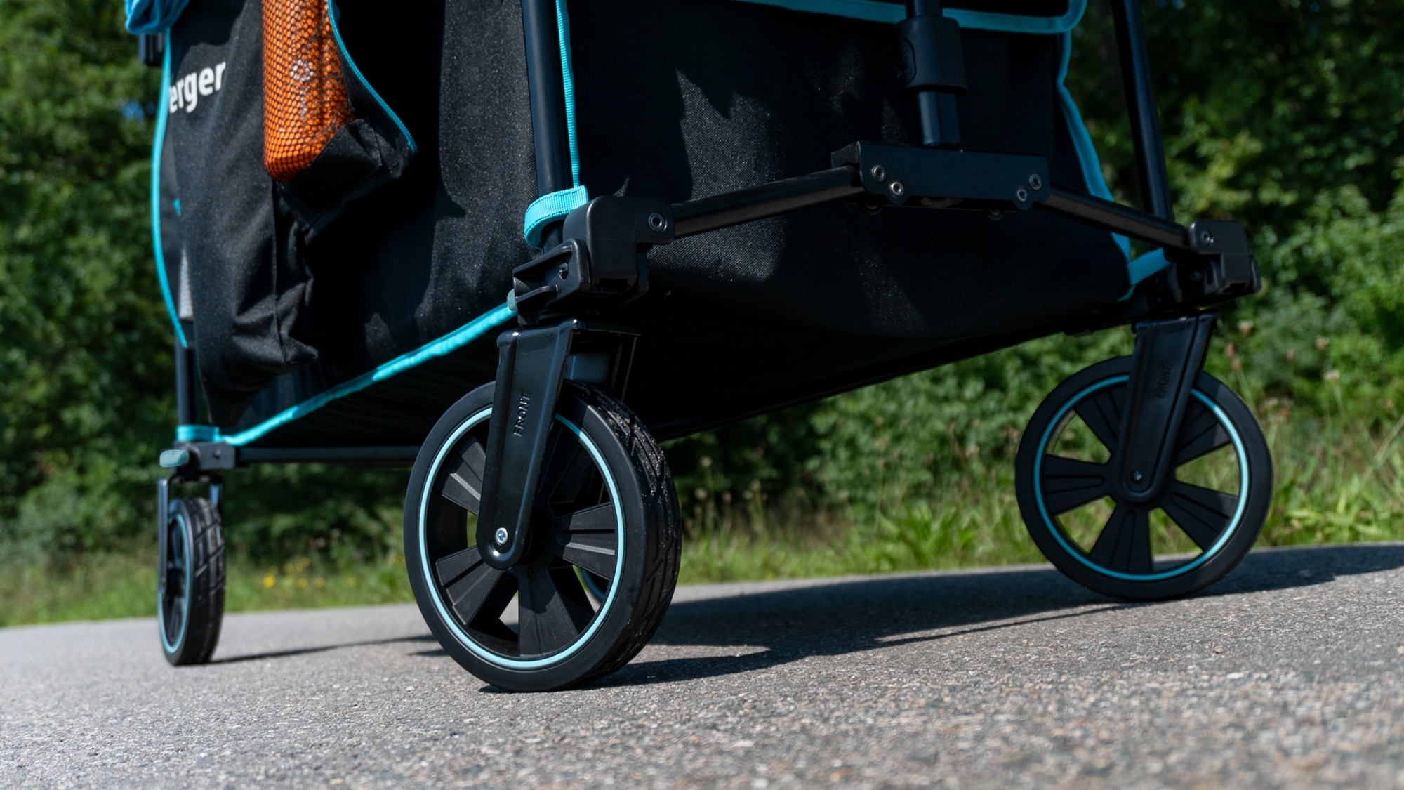 Berger Straßenräder 4er Set für den Offroad Bollerwagen Waimea