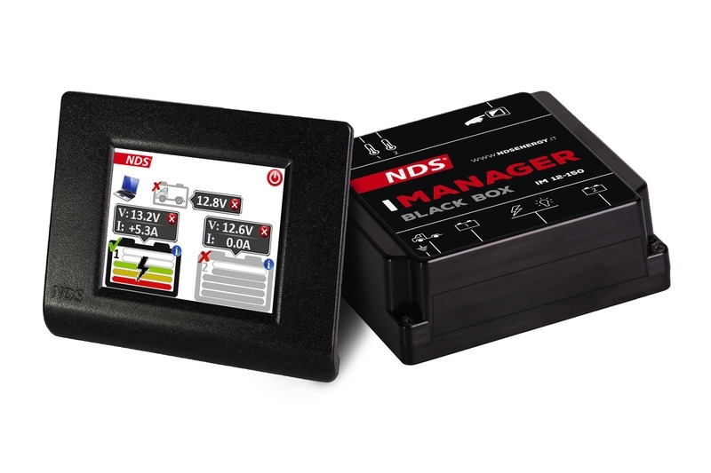 Touchscreen Batterie-Management-System iManager - 12 V / 150 A