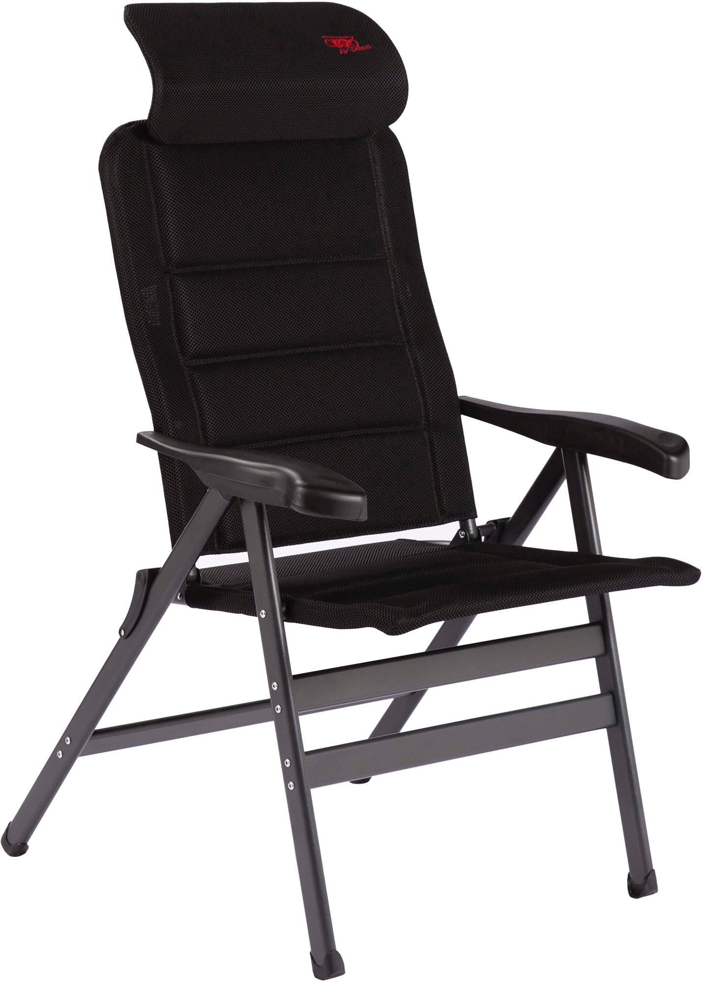 Crespo AP/238 XL Air Deluxe Compact Klappstuhl Schwarz
