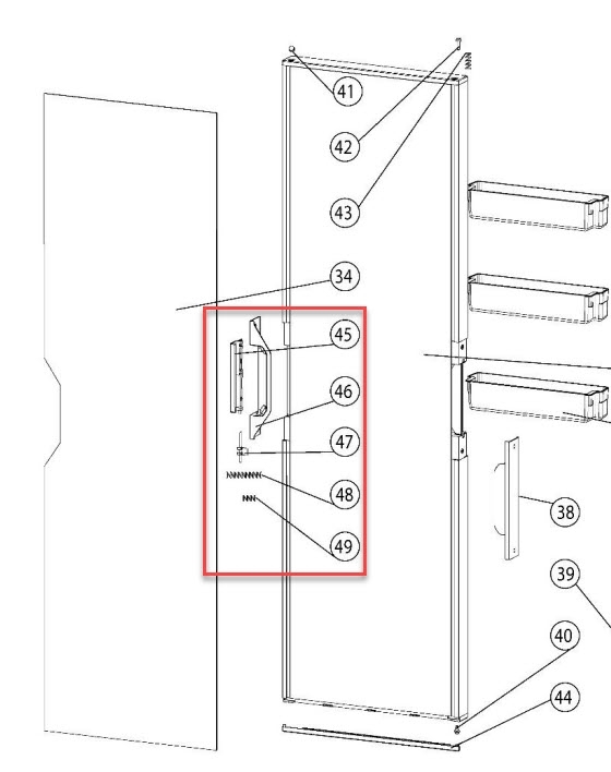 Handgriff kpl.T2090/T2152