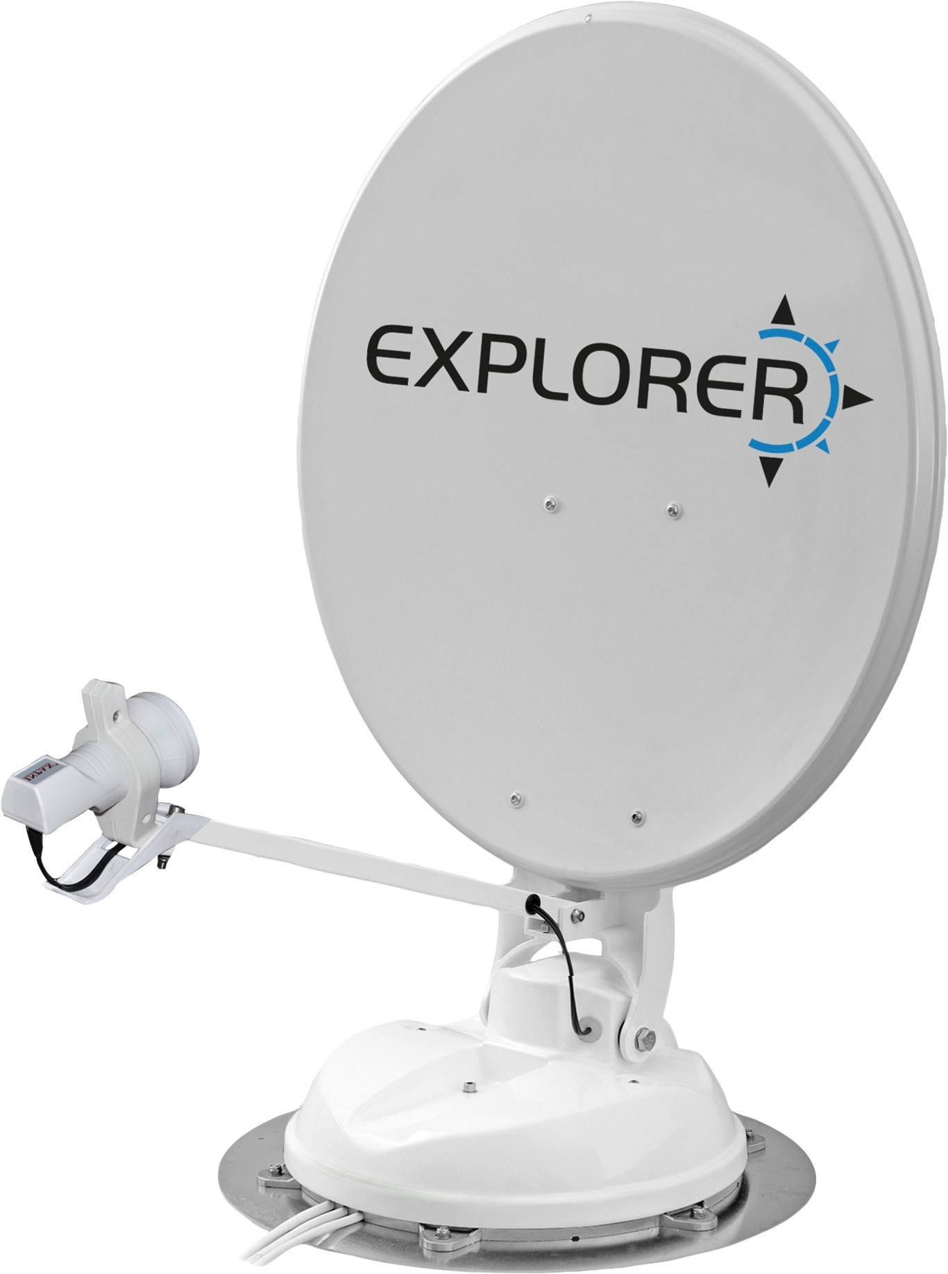 Maxview Explorer 85 cm Single Satellitenanlage in weiß
