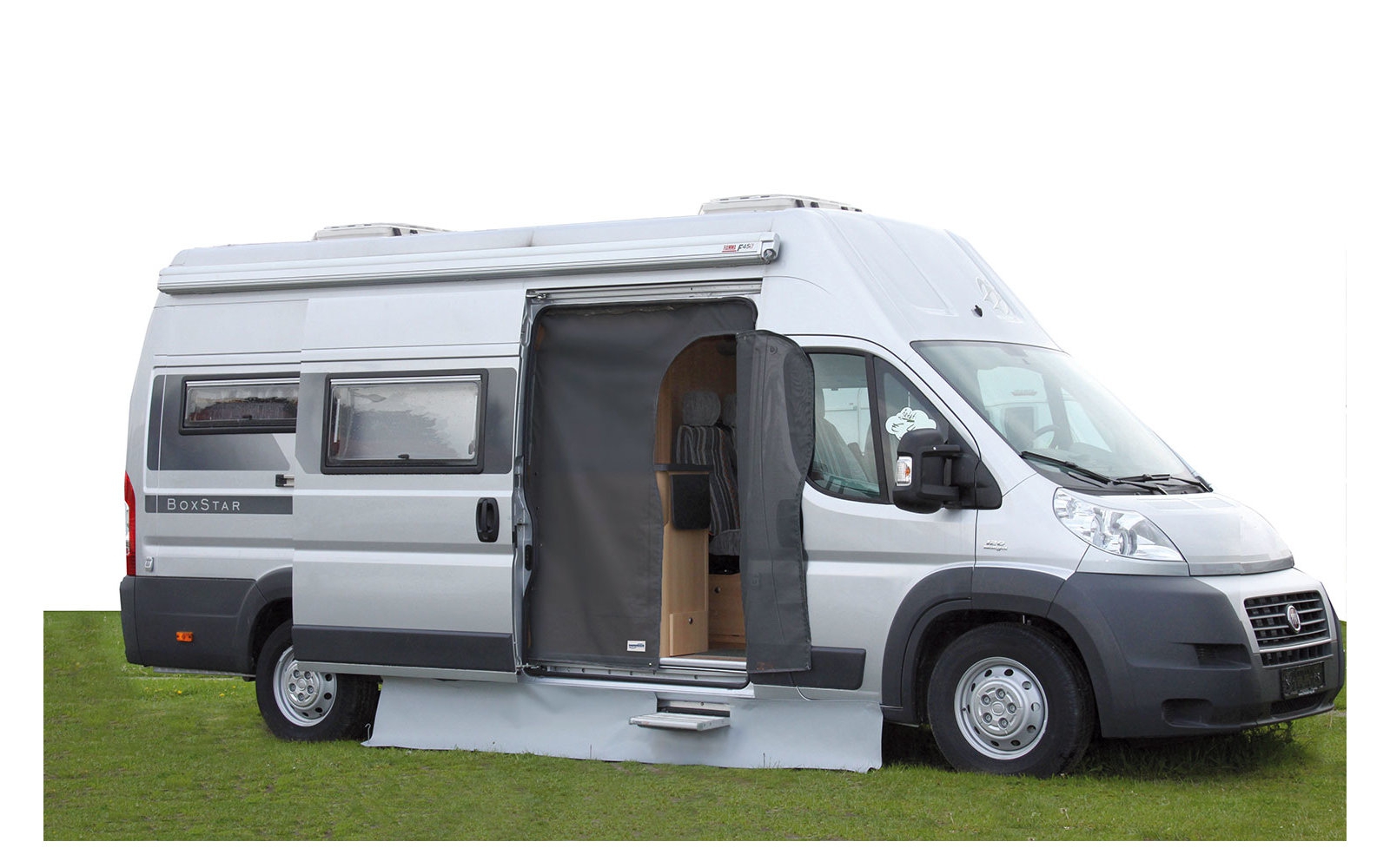 Hindermann Insektenschutzvorhang Schiebetür Fiat Ducato ab Bj. 2007