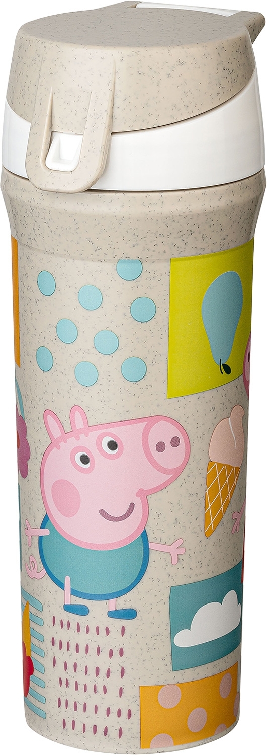 Koziol Stan Peppa Pig Trinkflasche 500 ml organic sand