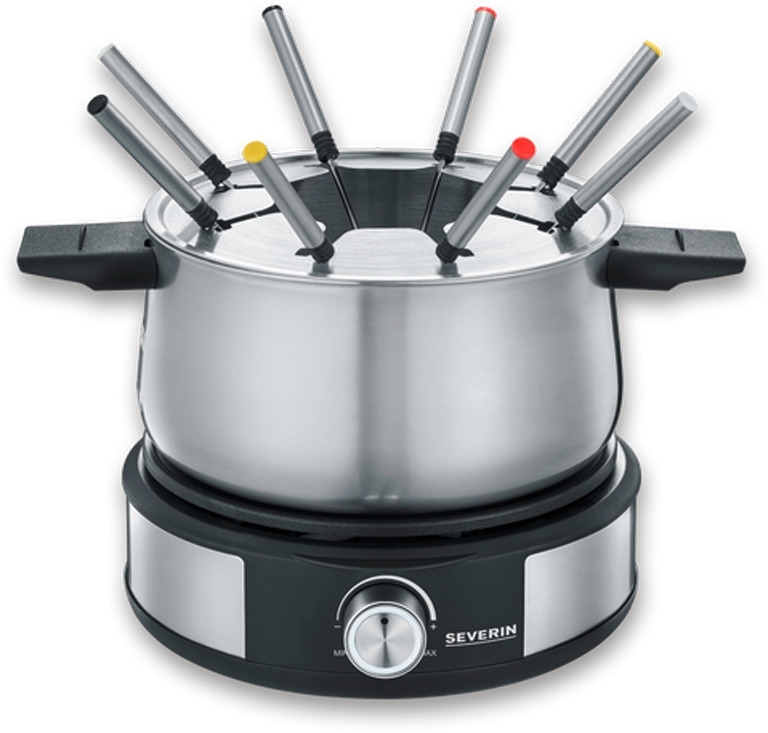 Severin FO 2471 Fondue Crêpes Kombi 1500 W schwarz