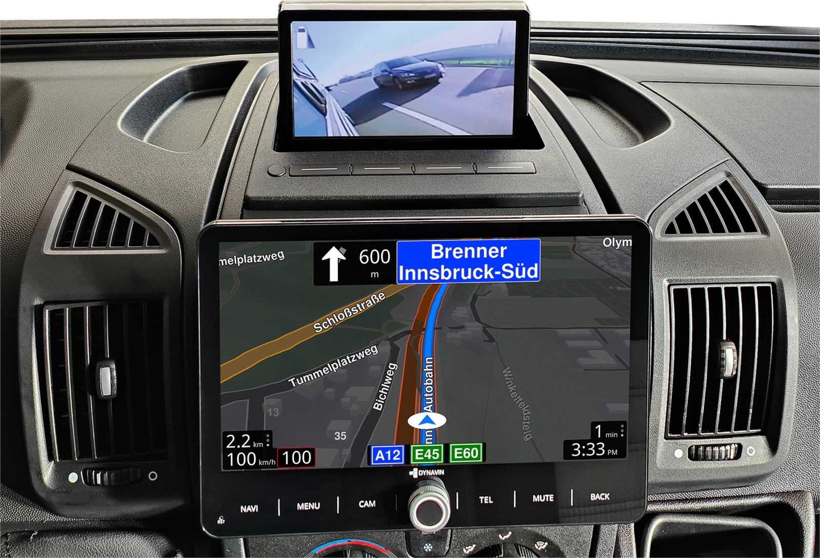 Dynavin DVN 6901 MO faltbarer Monitor für Fiat Ducato