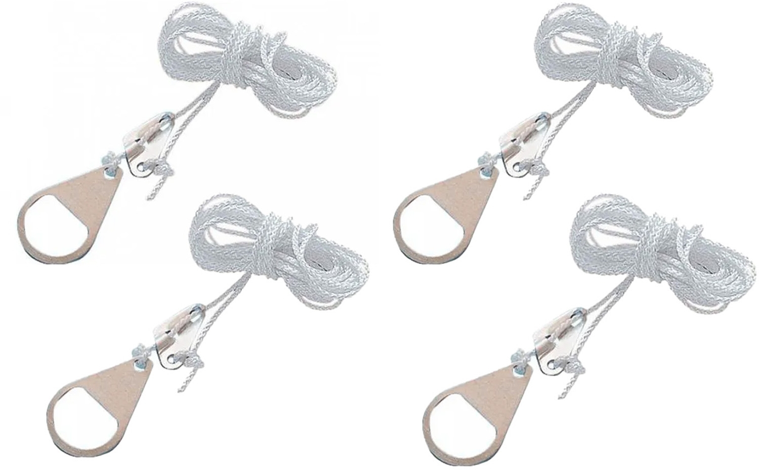 Berger Zeltspannleinen 3 mm 4er Pack
