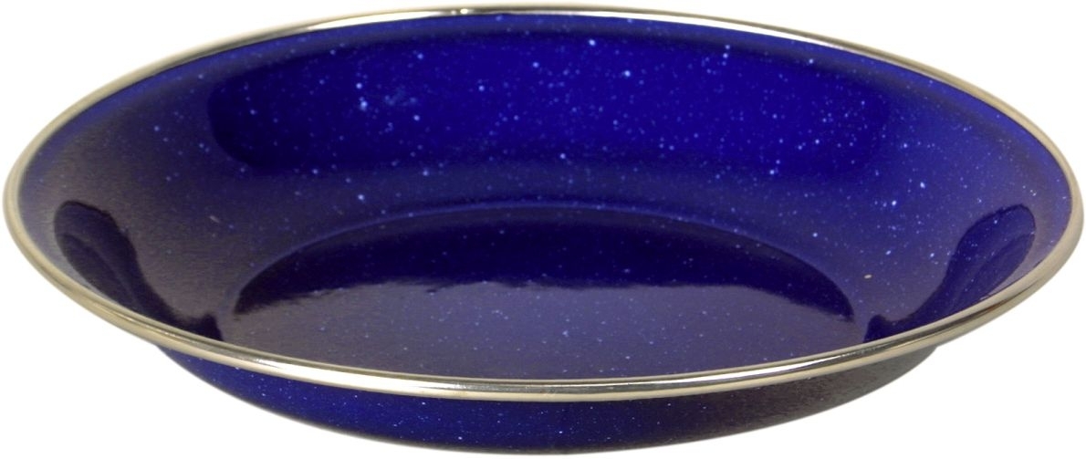 Origin Outdoors Emaille Teller blau