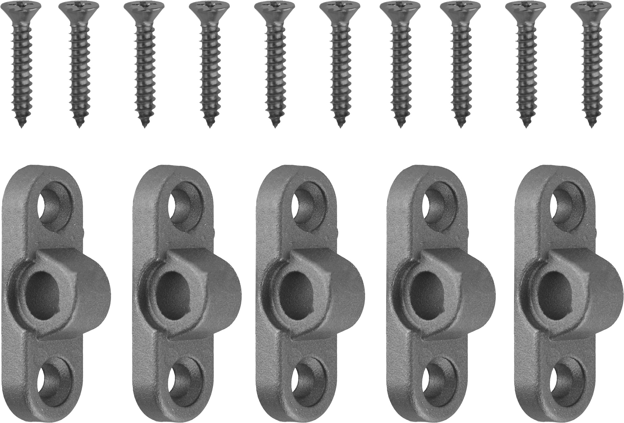 Berger Wandöse Zinkguss 5er Pack