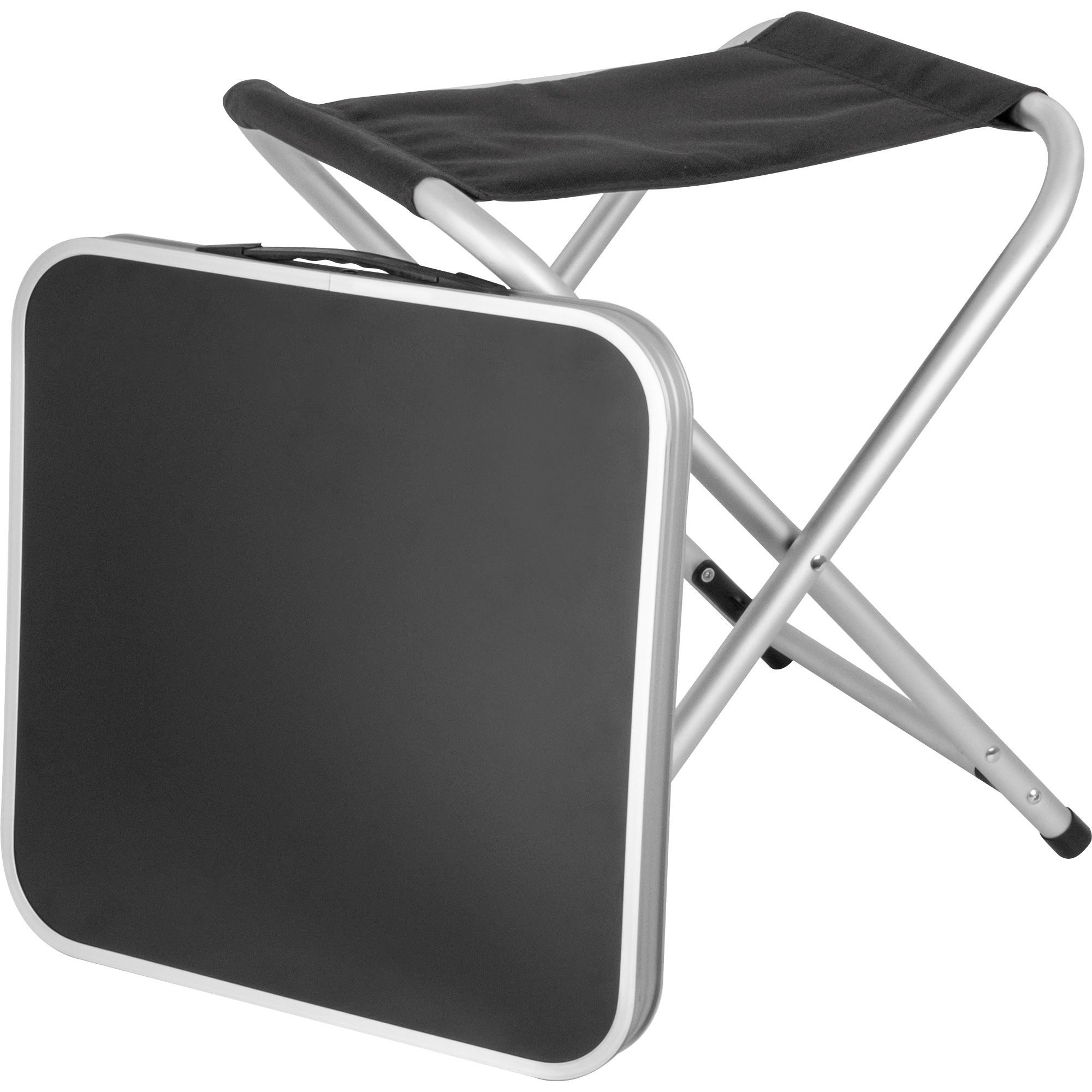 Brunner Hoggy Set Tischplatte und Hocker schwarz