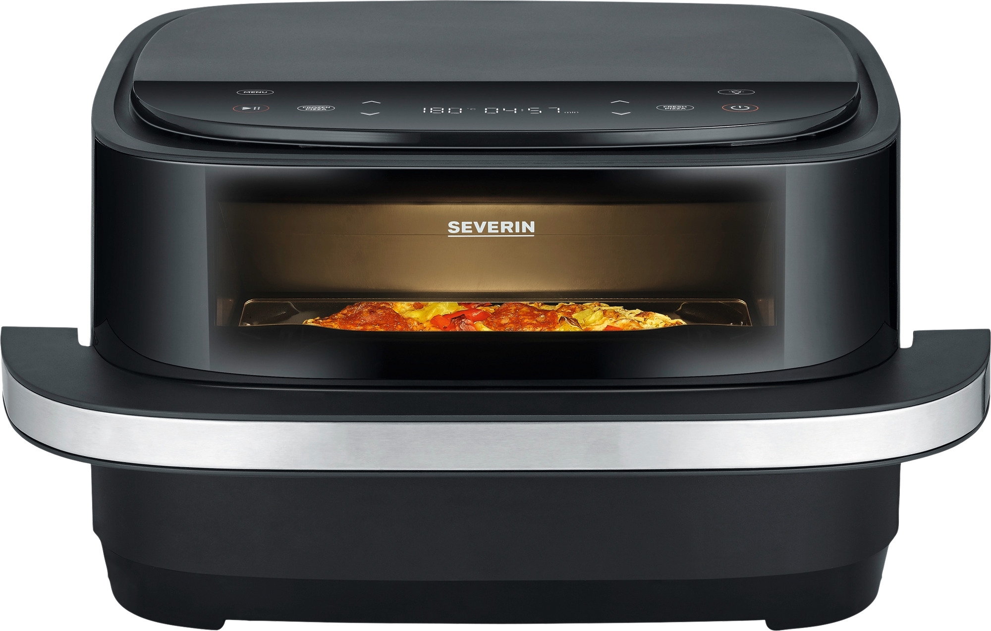 Severin FR 2464 Pizza-Heißluftfritteuse 2100 W Schwarz