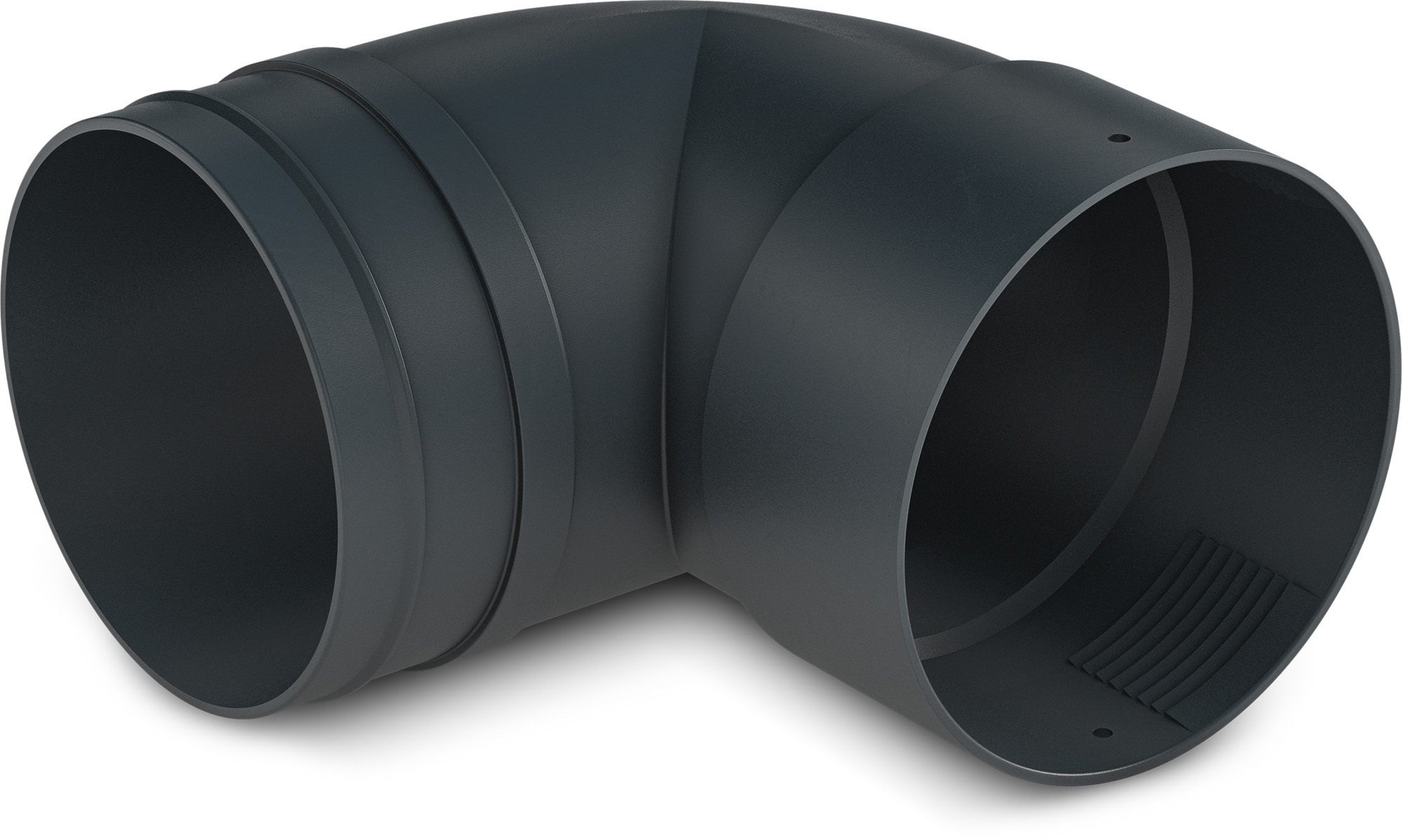 Dometic Kniestück für Kombiheizung Dometic TwinBoost mit Rohrleitung Ø65 mm / Ø72 mm Luftauslässe