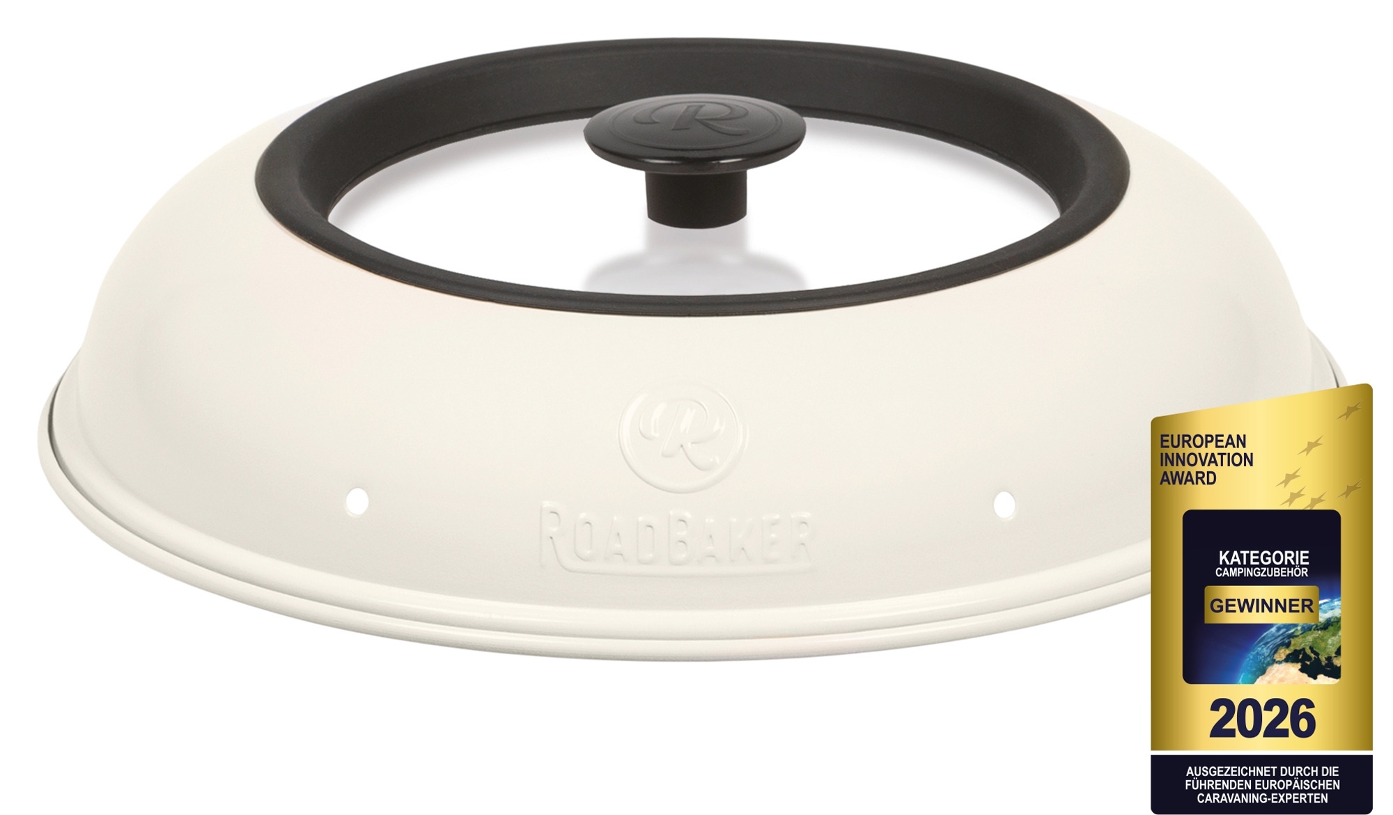 Roadbaker Glasdeckel RoadTop für mobile Backöfen 25 cm