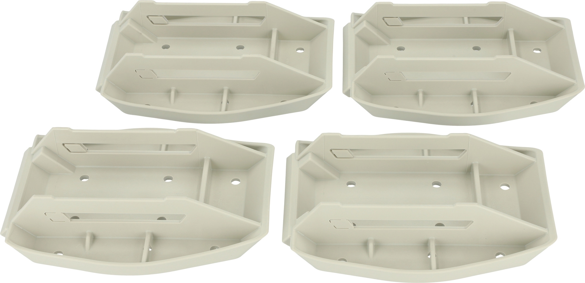 Berger Big XXL Abstützfüße 27,5 x 21 cm 4er-Set