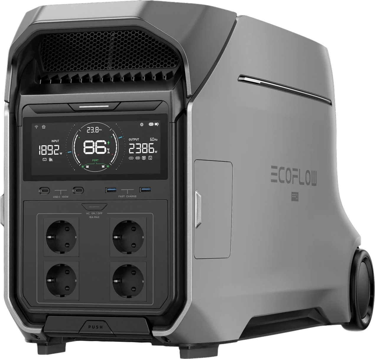 EcoFlow Delta 3 Pro Tragbare Powerstation 4 kWh 4.000 W