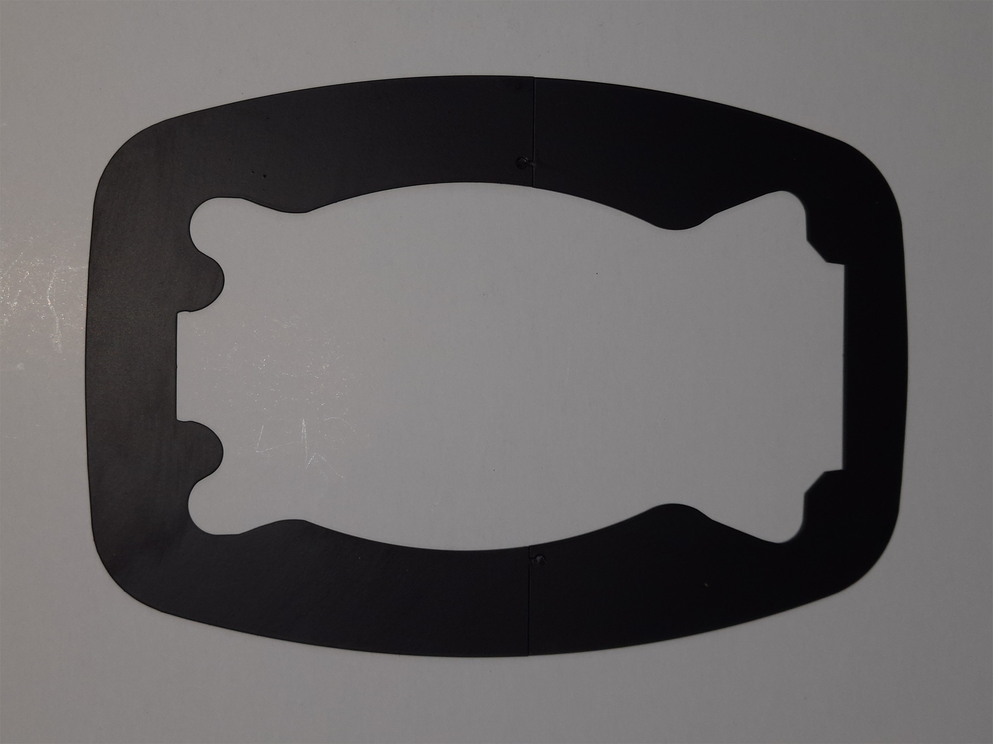 Mobil Safe Stechschutzplatte Türgriff Eurochassis ab 2006 Edelstahl schwarz matt pulverbeschichtet