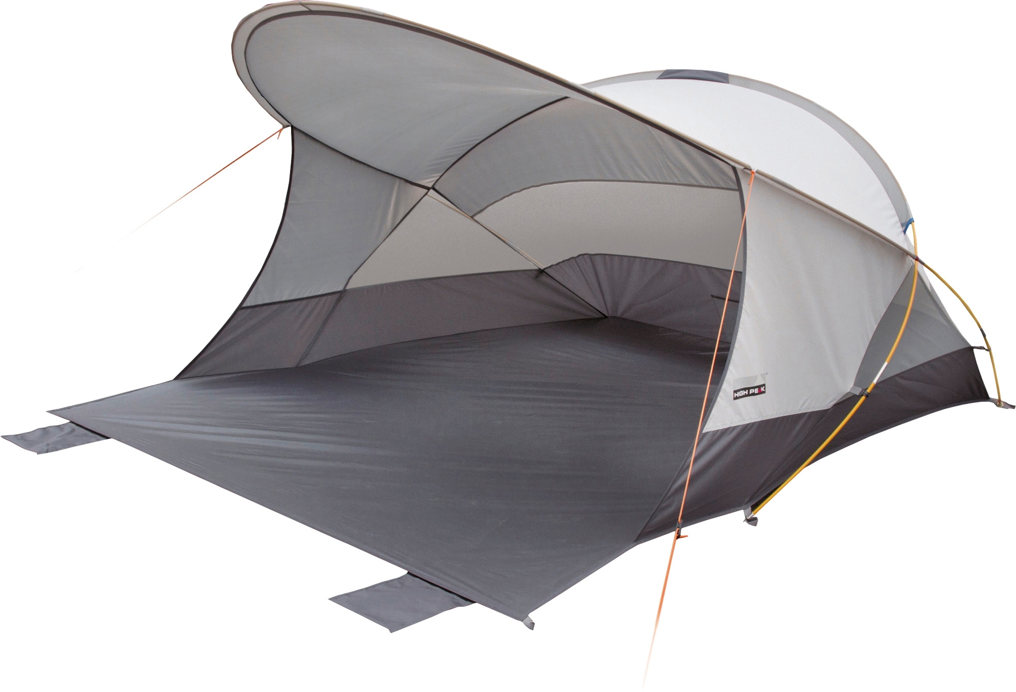 High Peak Cordoba 80 Strandmuschel 200 x 220 cm dunkelgrau