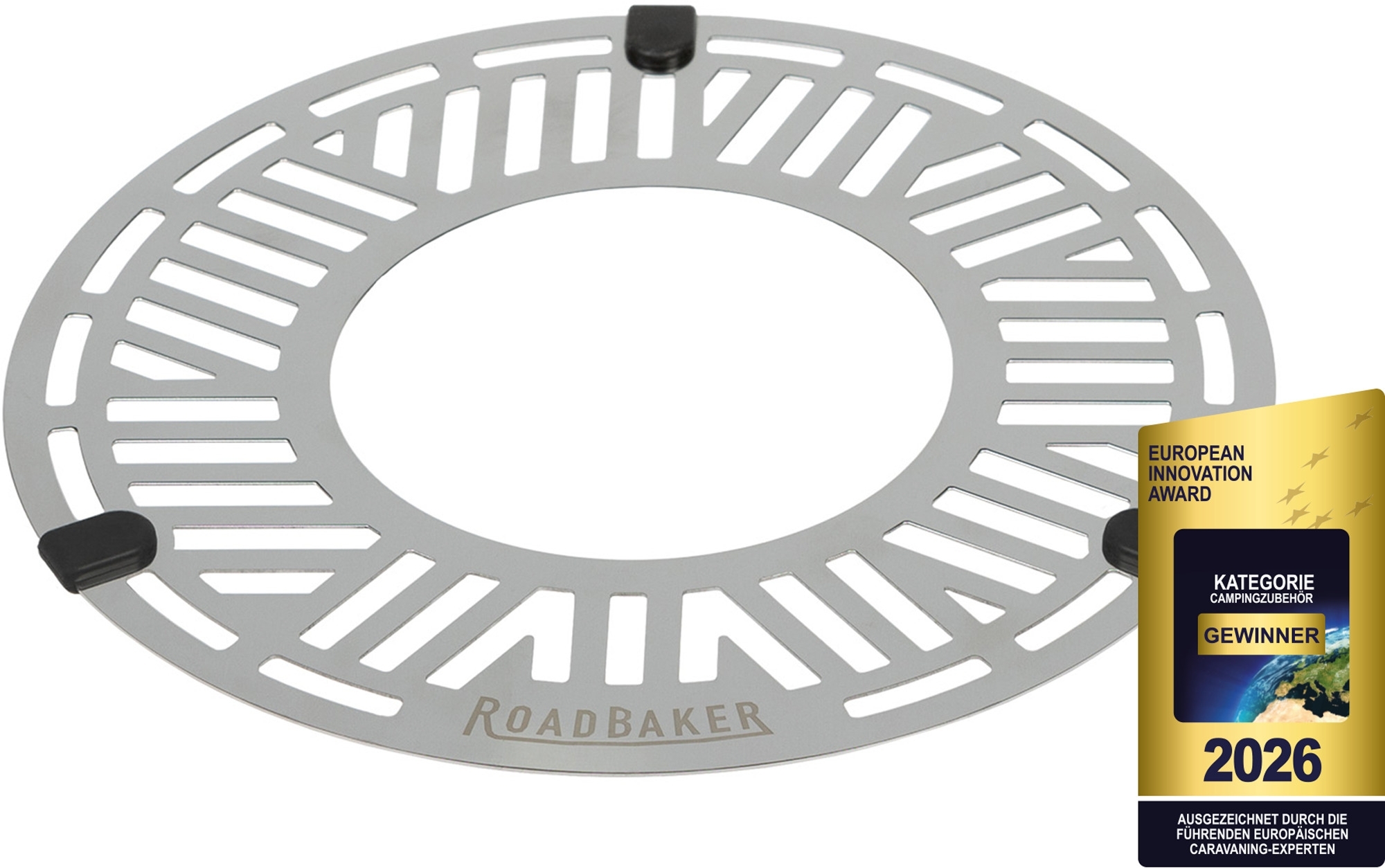 Roadbaker Edelstahl-Backgitter RoadRack Base für untere Ebene