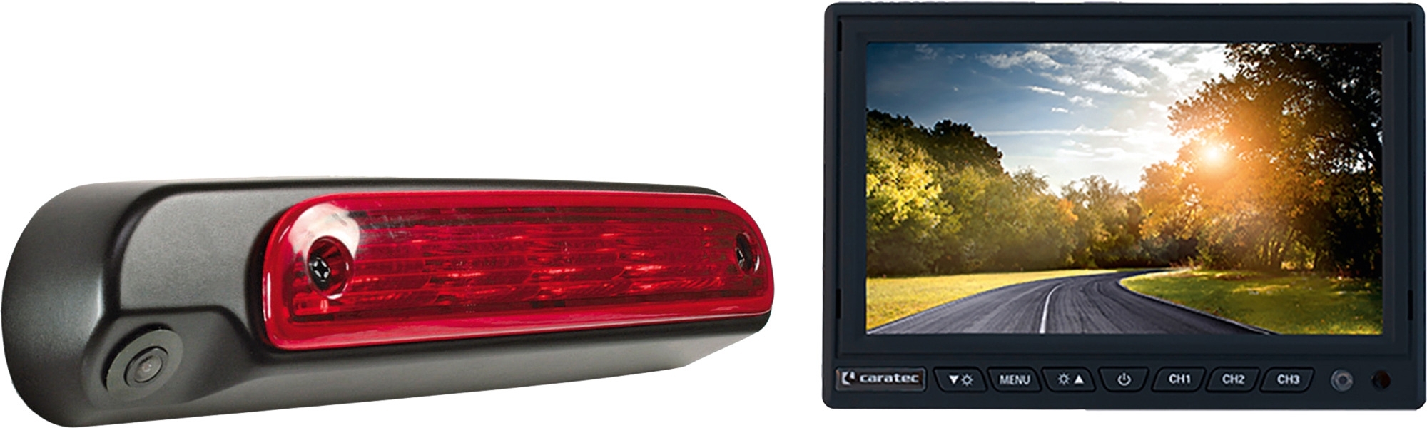 Caratec Safety CSV7010B Rückfahrvideo-Set Bremsleuchte