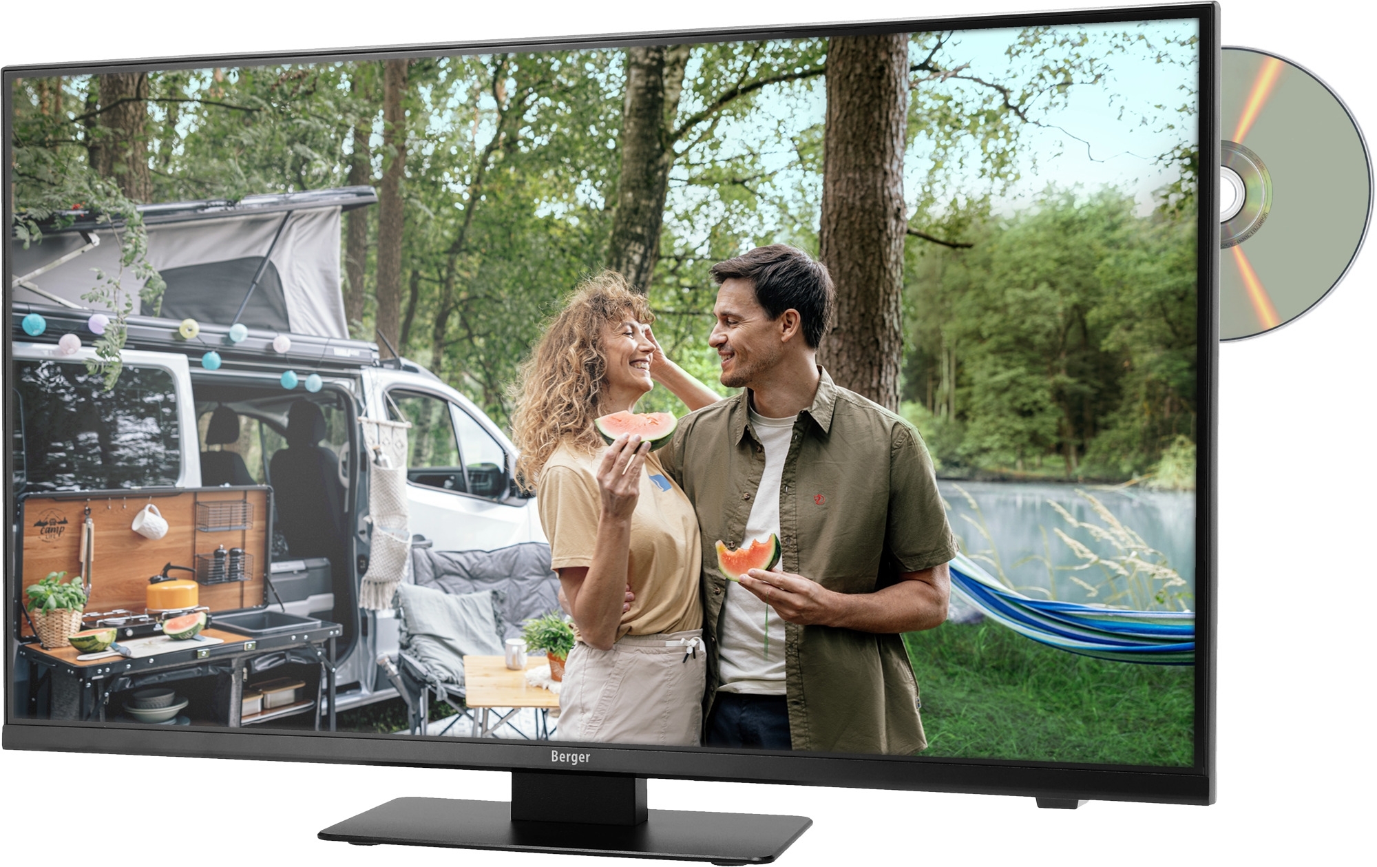 Berger Advanteq Smart LED Fernseher mit Triple-Tuner und 12 / 230 V