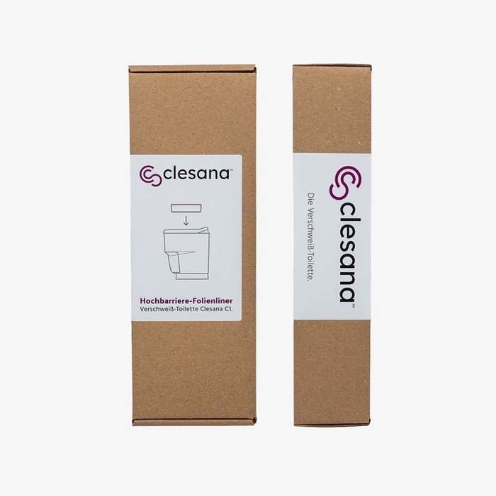Clesana Hochbarriere-Folienliner für Clesana C1 Toilette 2er-Set