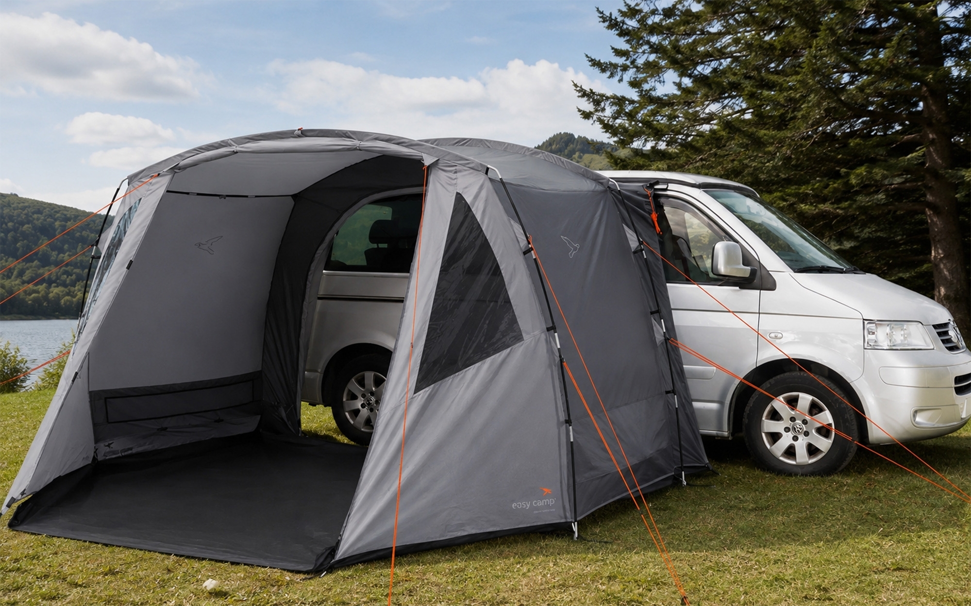 Easy Camp Eidfjord Busvorzelt freistehend oder am Fahrzeug nutzbar 340 x 310 x 210 cm