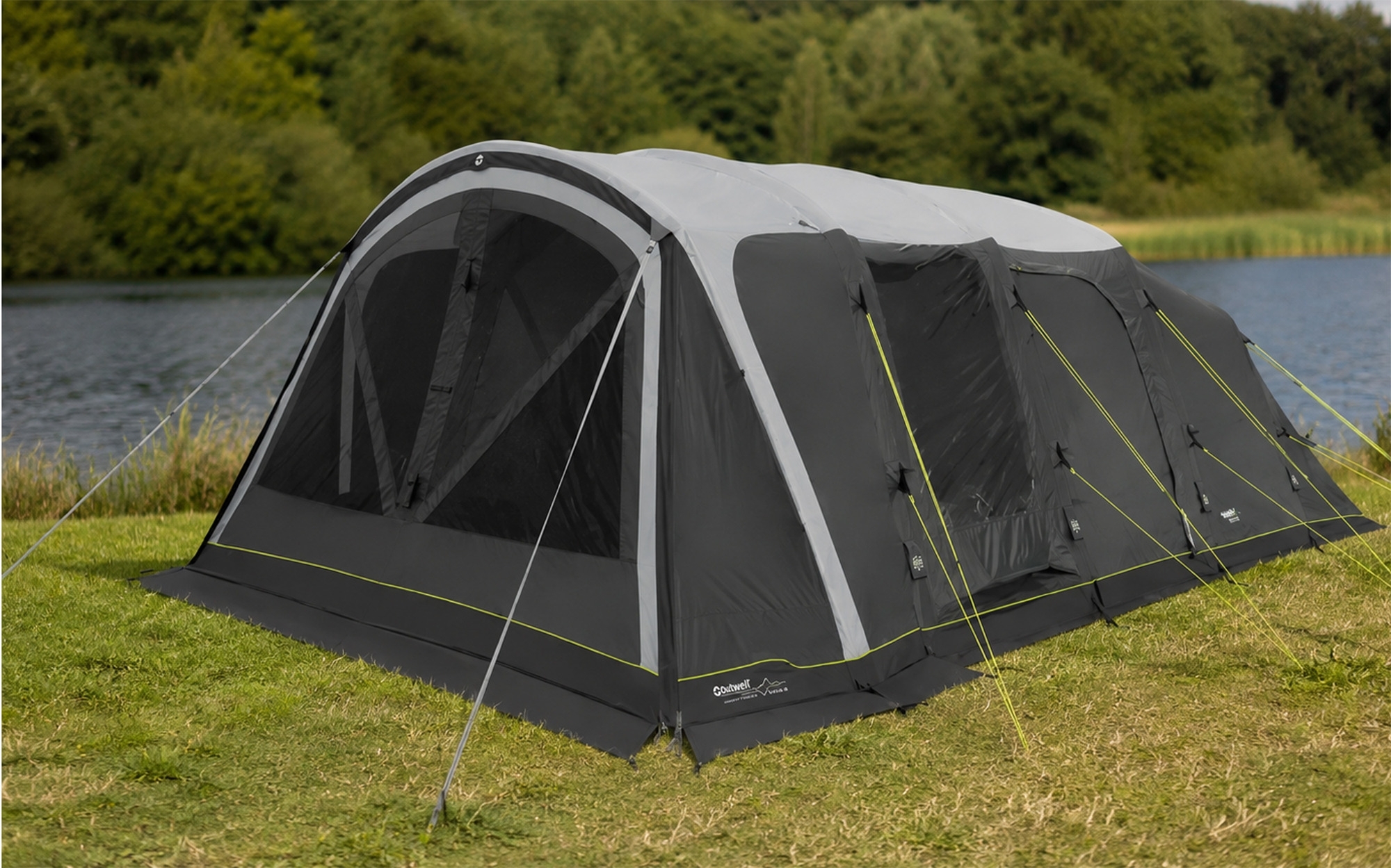 Outwell Florida 6 Air aufblasbares Familienzelt mit doppelter Front für 6 Personen