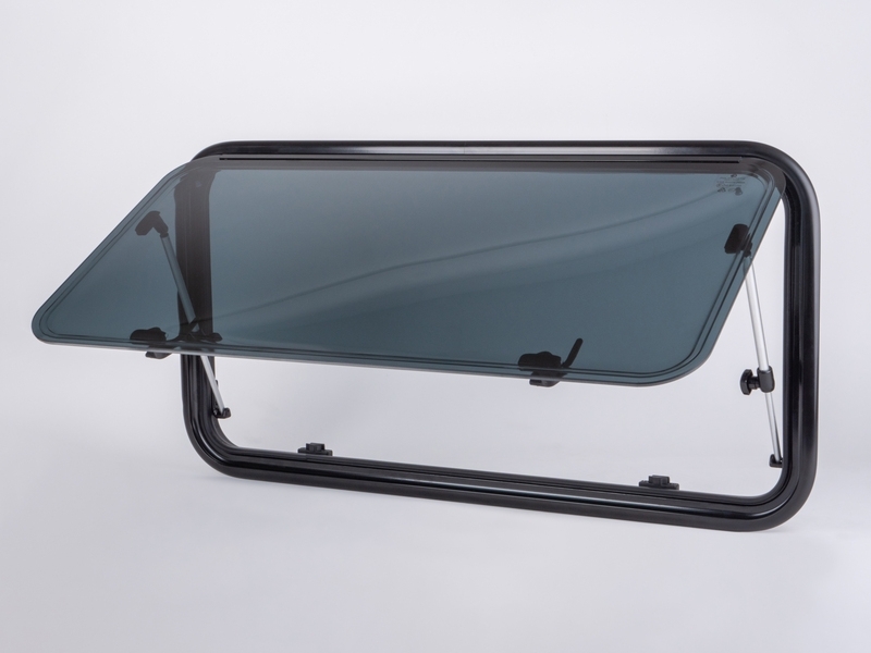 Polyvision Curved - Ausstellfenster für gewölbte Außenfläche