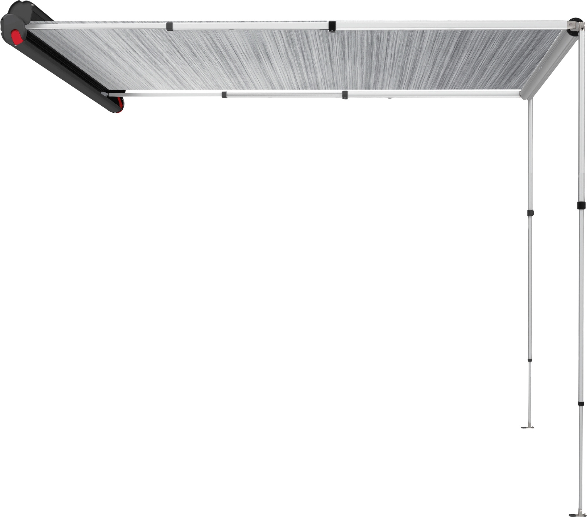 Fiamma F35 Wandmarkise für Campingbusse Deep Black / Royal Grey