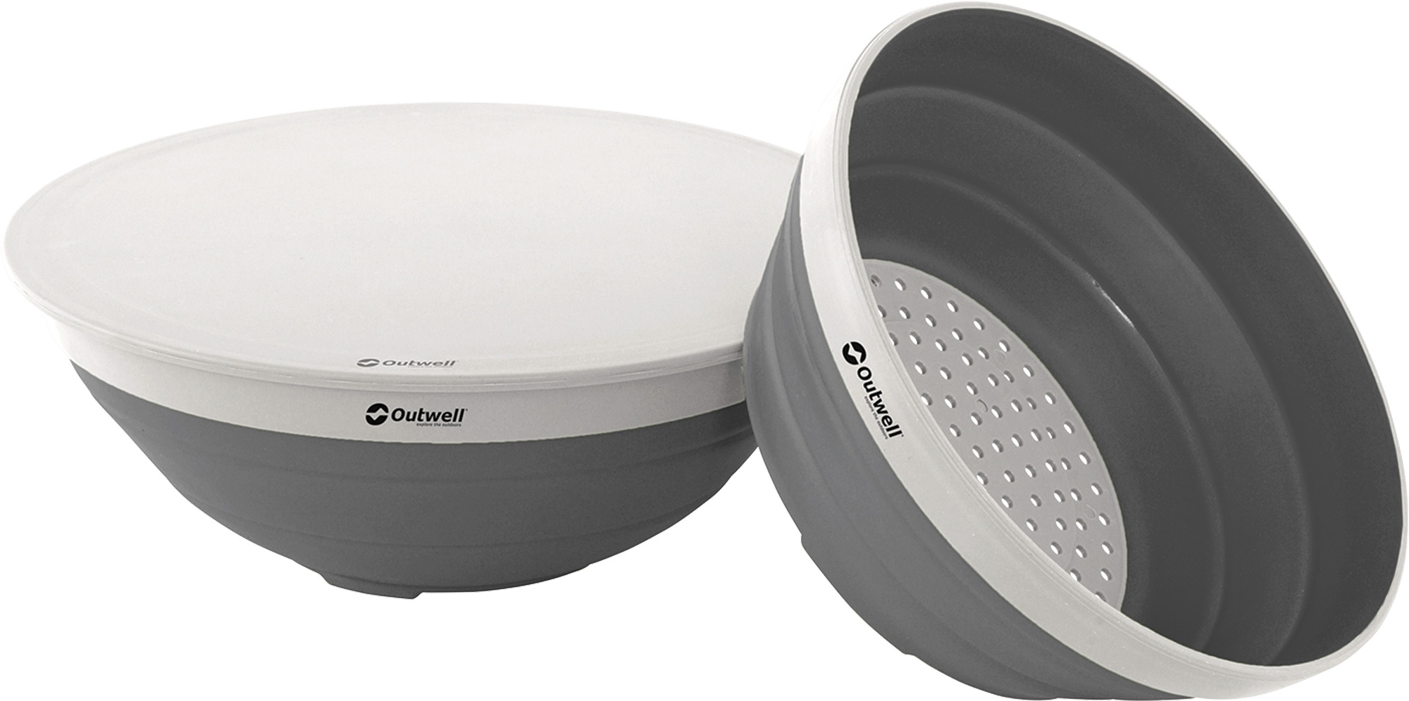 Outwell Collaps Schüssel und Sieb Set 3 teilig