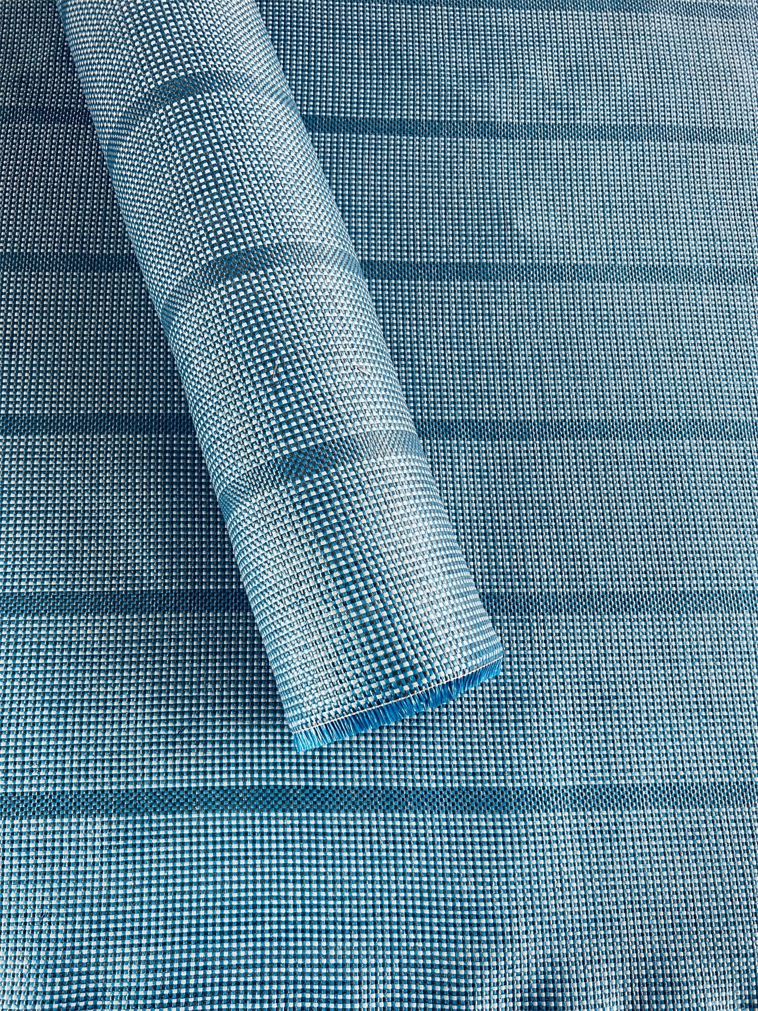 Berger Zeltteppich metal blau