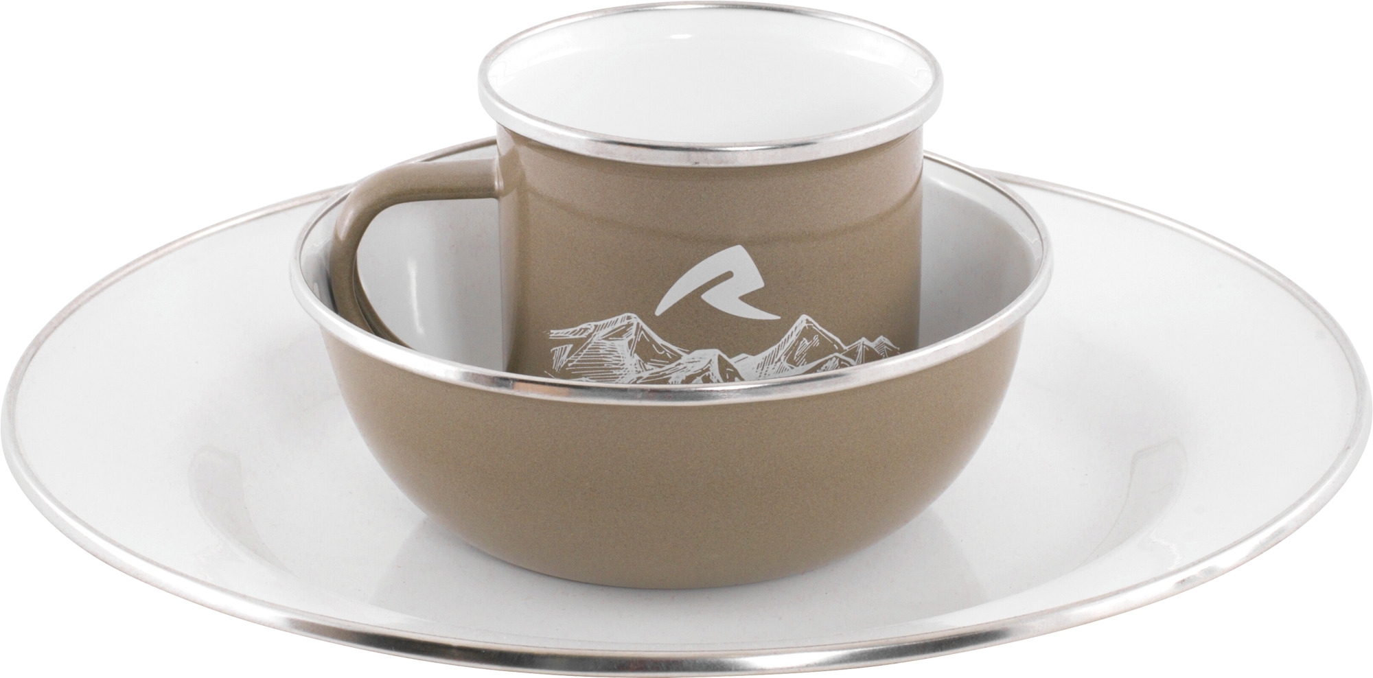 Robens Tongass Single Emaille-Set 3-tlg.