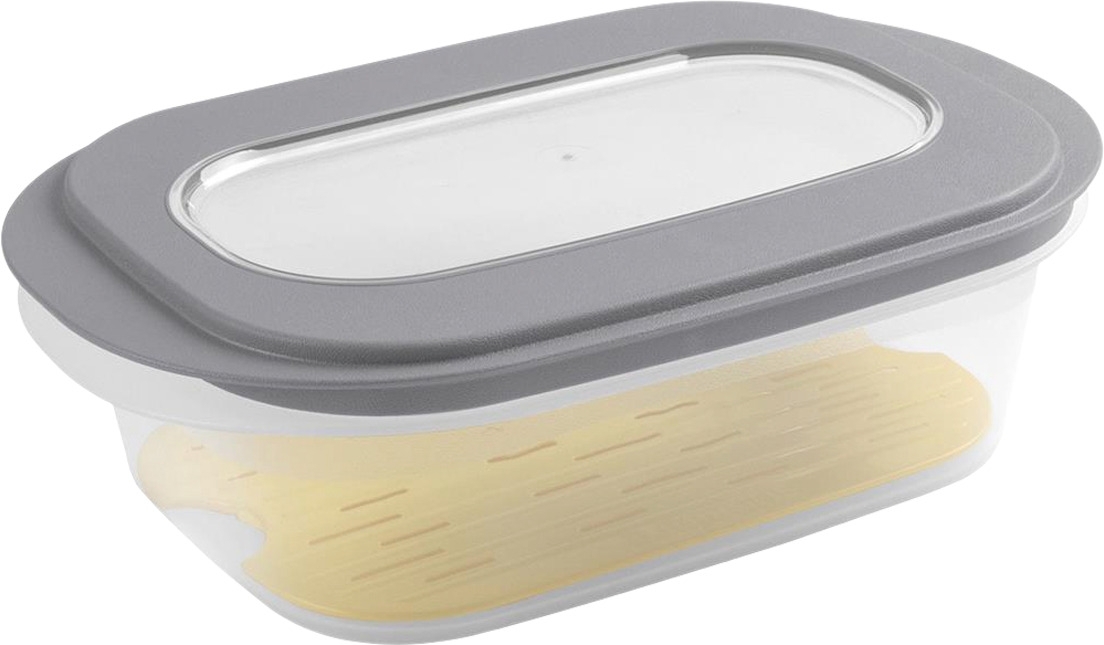 Sunware Sigma home Aufschnittdose für Käse transparent grau