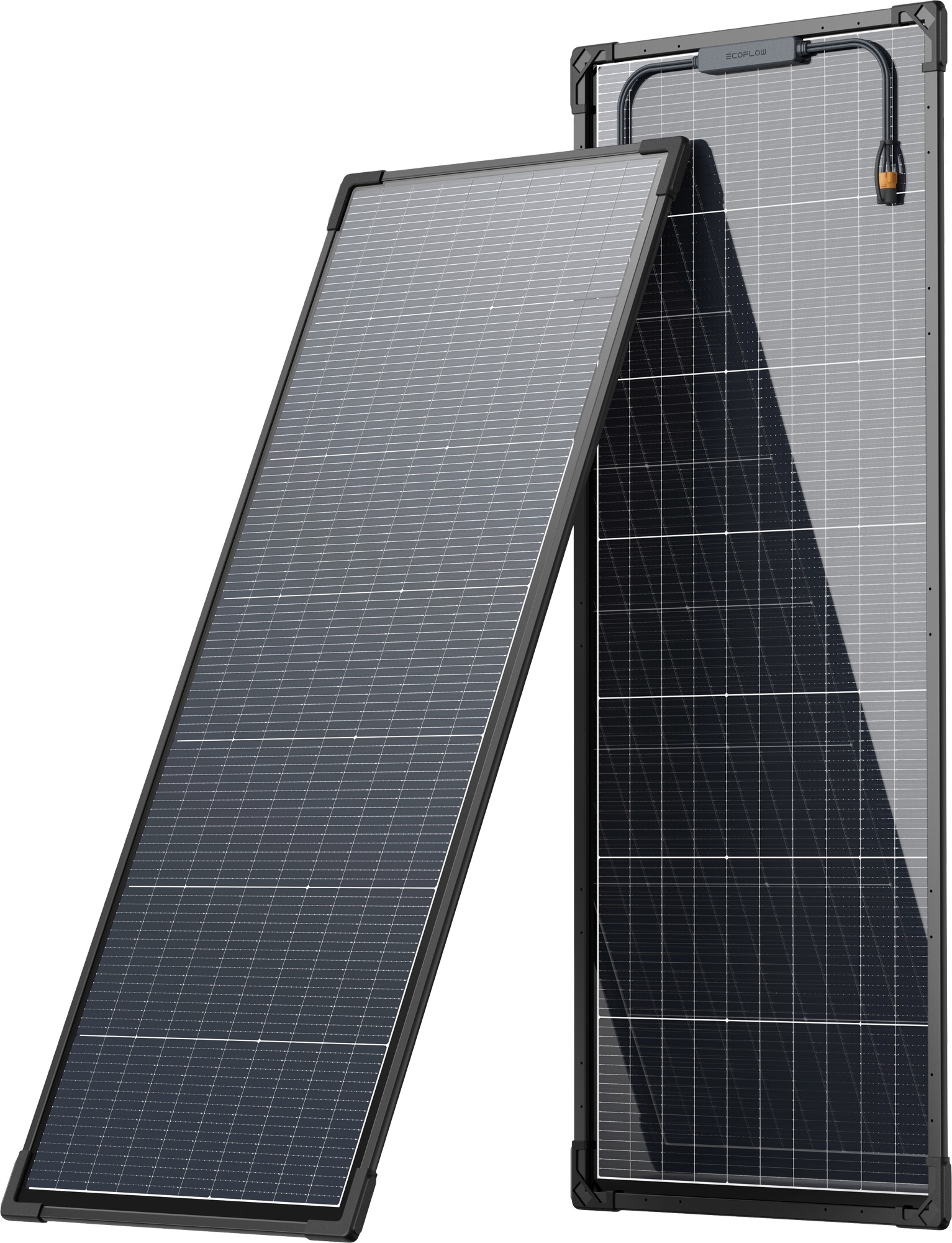 EcoFlow RVMax Starres Solarpanel 2er-Set / 12 mm ultraflach / IP68 / 2 x 130 W