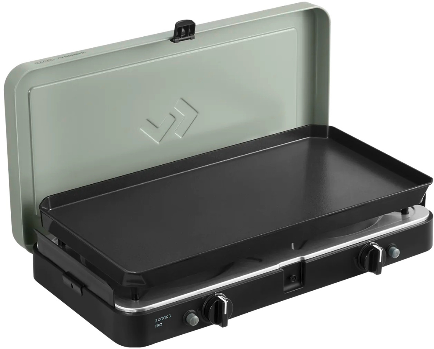 Cadac 2 Cook 3 Pro Plancha Campingkocher mit Grillplatte 2 x 2,2 kW 30 mbar