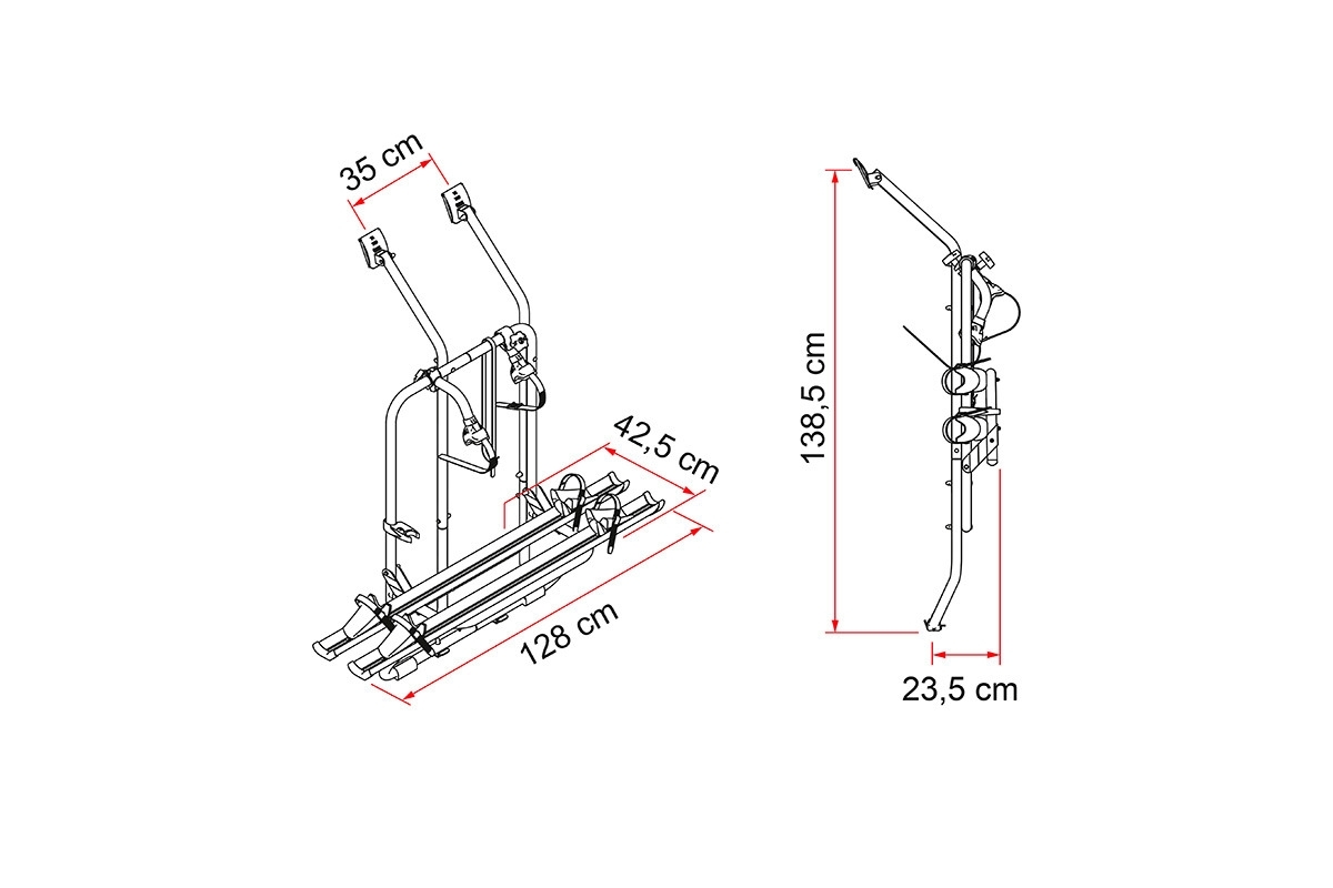 FIAMMA Carry Bike - Alu Fahrradträger VW T4/T5
