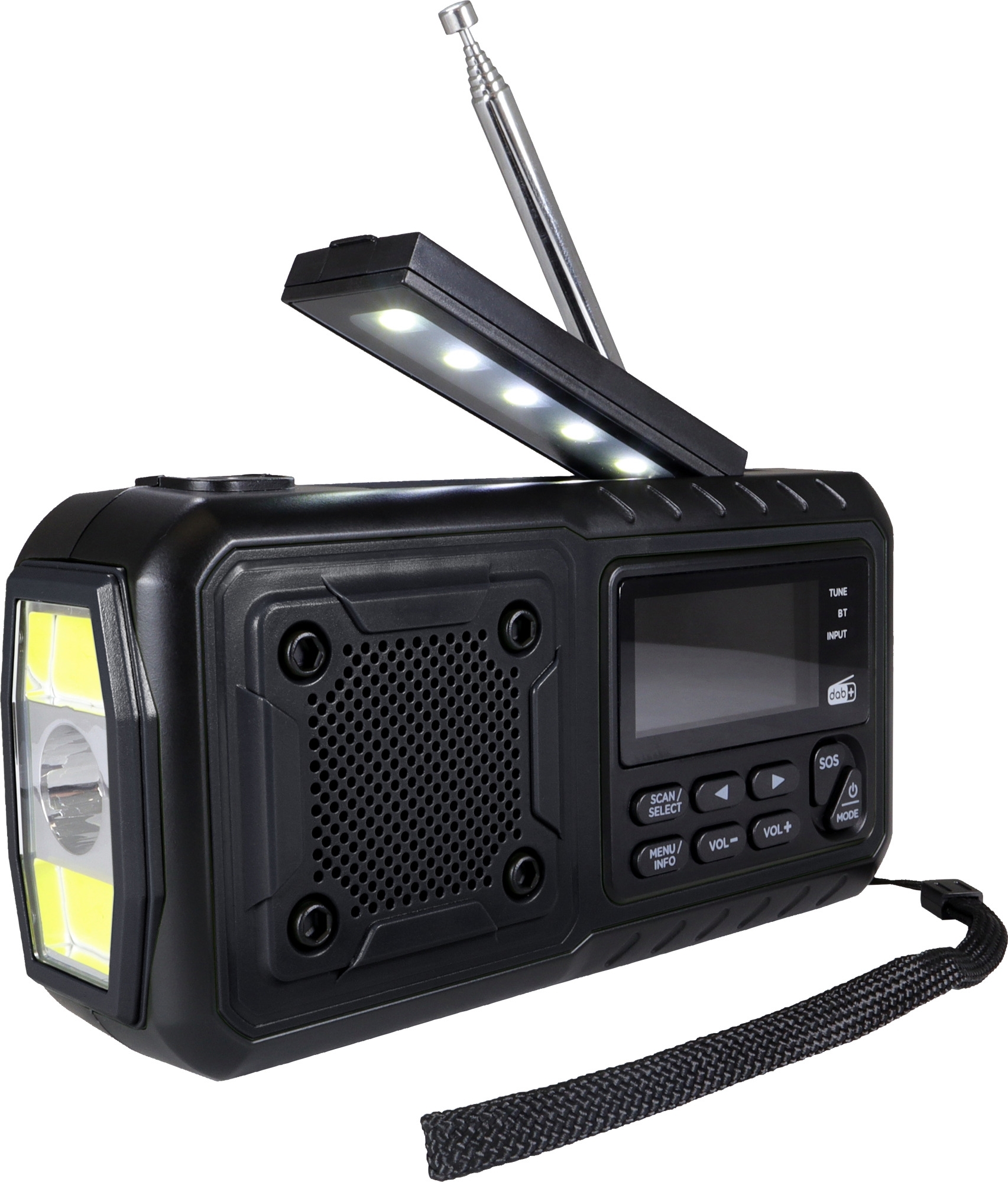 Origin Outdoors Multi Kurbelradio DAB+ 4000 mAh schwarz