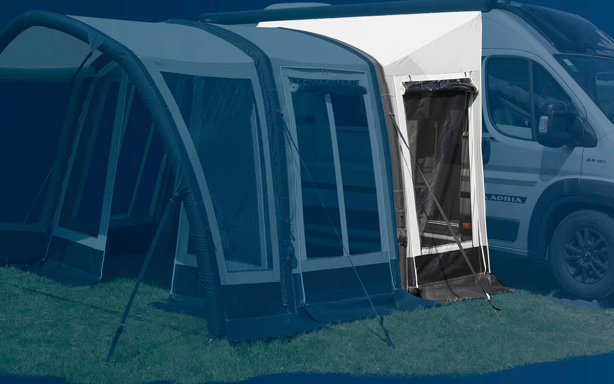 Wigo Modul Schleuse für aufblasbares Vorzelt Yanook Air 250 cm - 270 cm Größe 3