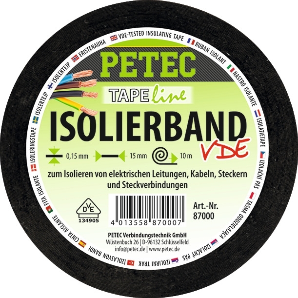 Isolierband, 10m x15mm