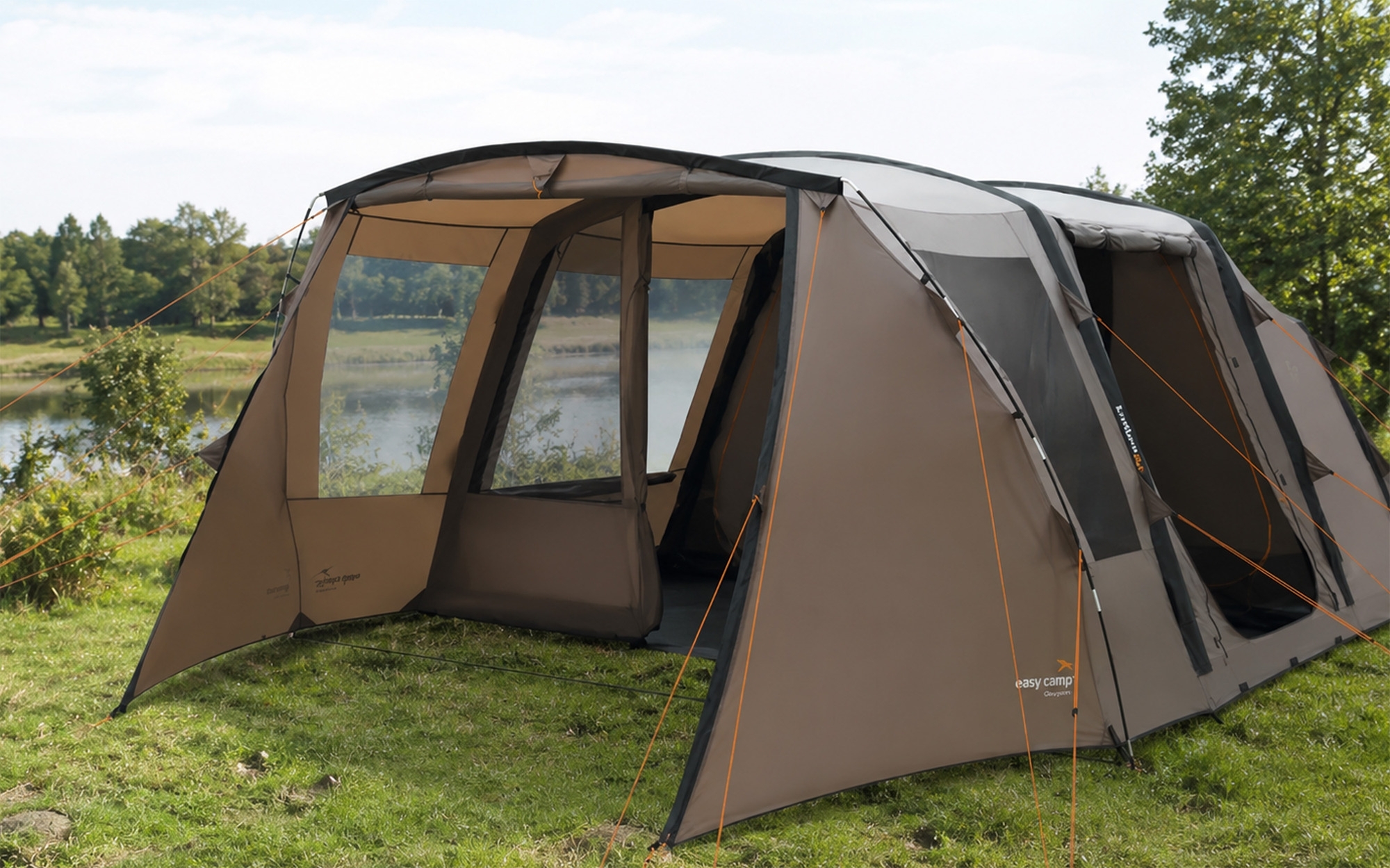 Easy Camp Kullen 6 Air aufblasbares Familienzelt für 6 Personen