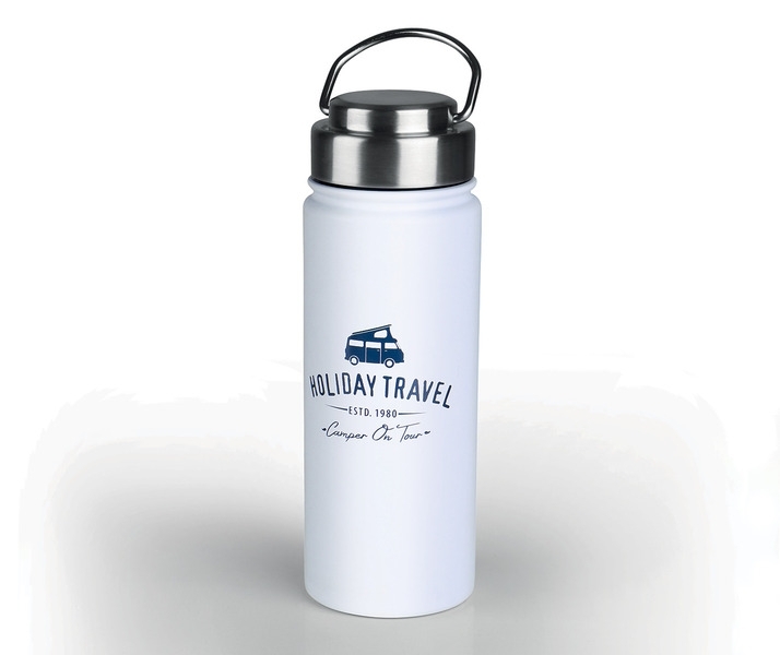 Holiday Travel Vacuumflasche - Edelstahl - 500 ml - Weiß