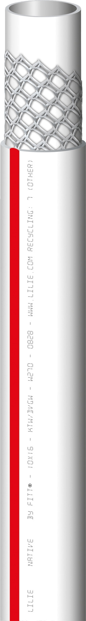 Lilie Trinkwasserschlauch Warmwasser L-Line Meterware