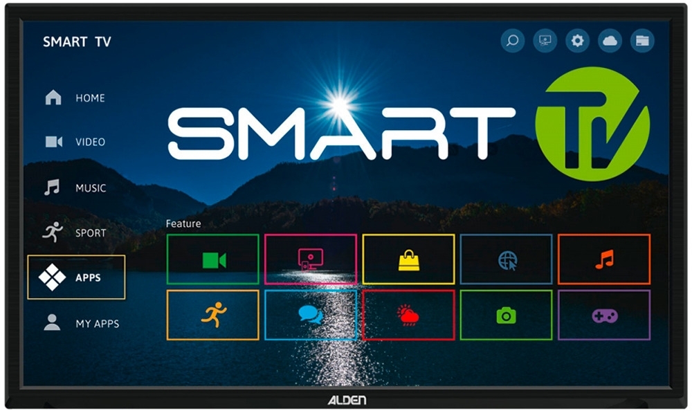 Alden Smartwide LED Camping Smart-TV inkl. Bluetooth