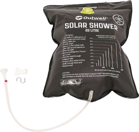 Outwell Solardusche 20 Liter schwarz